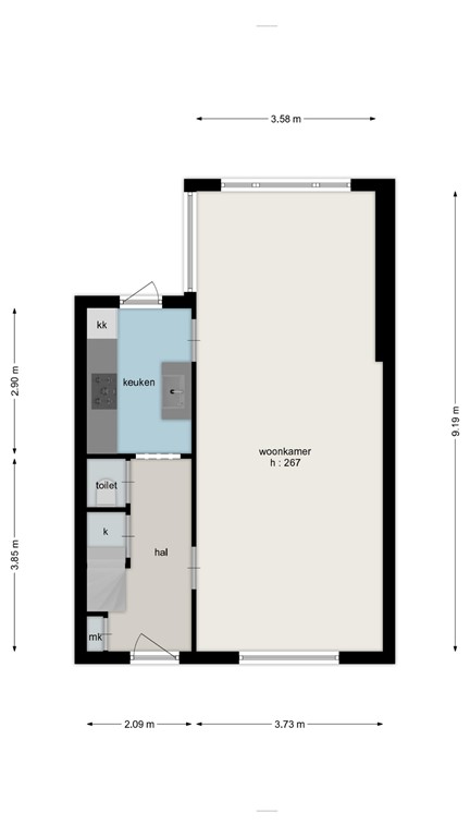 mediumsize floorplan